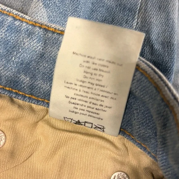 Rag & Bone Women's Light Blue Camo Skinny Jeans - Picture 7 of 12